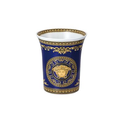 VERSACE HOME Vase 18 cm Medusa Blau