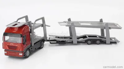 Immagine prodotto di Newray, modello Iveco Fiat Stralis 540, camion, auto, furgone, anno 2009, scala 1:43, colore rosso, grigio