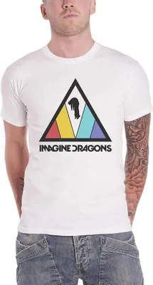 Produktbild von Imagine Dragons - T-Shirt für Herren/Damen Uni RO7394 (L) (Weiß)