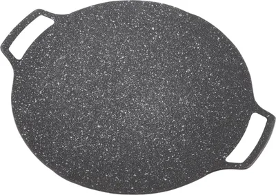 Obrázok produktu pre Kórejská grilovacia doska Grilovacia nepriľnavá kruhová panvica pre domáci vonkajší plynový sporák 33 cm