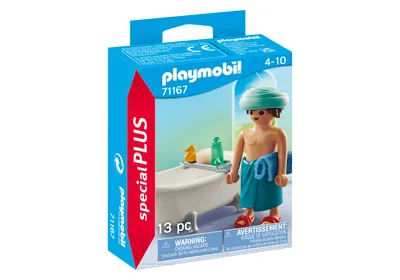 Produktbild von PLAYMOBIL 71167 Mann in der Badewanne