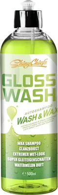 Produktbild von GLOSSWASH Wassermelone - WASH & WAX Mildes Autoshampoo mit Glanzverstärker für den "Just-Waxed-Look" 500ml