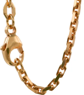 Produktbild von Ankerkette diamantiert Länge 45cm - Breite 2,5mm - 750-18 Karat Gold