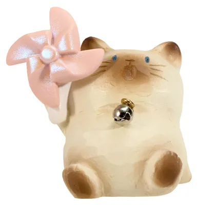 Produktbild von Mini-Siamkatzenfigur, niedliche Cartoon-Katzenstatue aus Kunstharz für die Dekoration von Zuhause, Büro oder Schreibtisch, Sammlerstück, Geschenk für Katzenliebhaber.