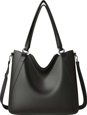 Produktbild von Damen Vegane Shopper Tasche Hobo Bag Umhänge Tasche 30672 Black