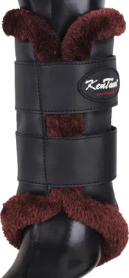 Produktbild von Kentaur Dressage Boots Kunstfell, Größe:3, Farbe:schwarz/braun