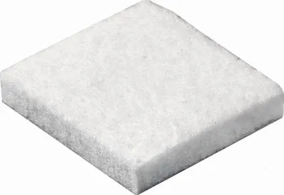 Produktbild von Hettich Filzgleiter weiß 25 x 25 x 5.0 mm - 50 Stück