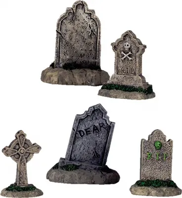 Produktbild von Tombstones - Lemax Spooky Town 5er Set