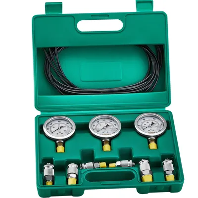 Produktbild von Hydraulikdruckprüfset, langlebiger Edelstahl, vielseitige Messungen, Grün