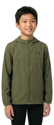 Produktbild von Under Armour Rival Woven Jacke Grün 14-16 Years Junge Grün 14-16 Years