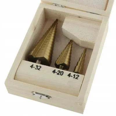 Image de Bejmet Jeu de forets étagés coniques HSS Titane 4-32 mm