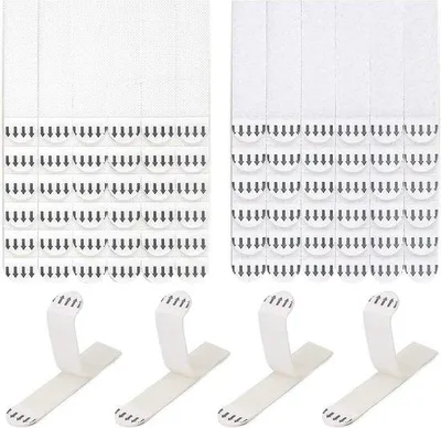 Produktbild von Weißer selbstklebender Bildhänger 36 Stück 19x92mm