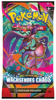 Produktbild von Pokémon Booster – Mega-Entwicklung: Wachsendes Chaos