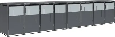 Image de Westmann Tonus 8 Metallt Mülltonnenbox 8er 8x240 L Anthrazit