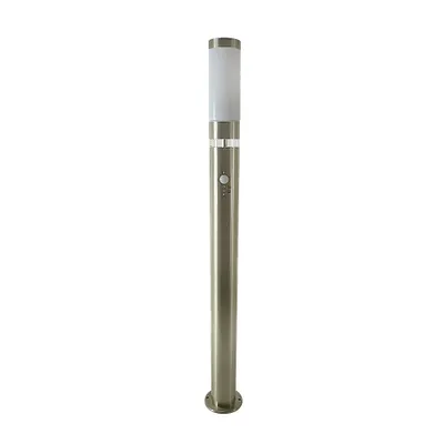 Produktbild von Außen-Stehleuchte Lisa Edelstahl 100 cm mit integriertem Bewegungsmelder IP44