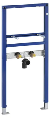 Produktbild von Geberit Vorwandelement Duofix, 111430001, Trockenbauelement für Waschtisch, höhen- oder tiefenverstellbare Armaturenanschlussplatte, 65191 2