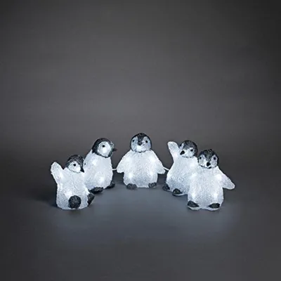 Dekorative Beleuchtung Figuren mit 40 LED-Lampen - Schwarz & Weiß