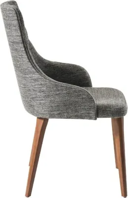 Produktbild von Stuhl Esszimmer Design Textil Stühle Möbel Luxus Holz Lehnstuhl Chesterfield Neu