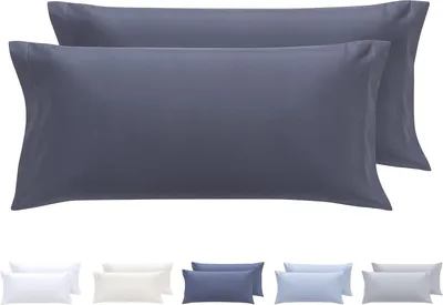 Image de Ensemble de 2 taies d'oreiller en microfibre extra-douces et hypoallergéniques