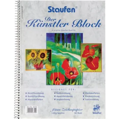 Produktbild von Staufen® Malblock Künstler DIN A4