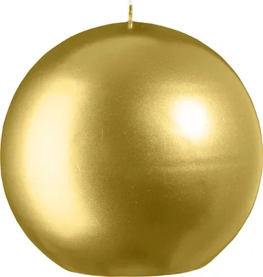 Produktbild von Kugelkerze Italiengold Ø 120 mm
