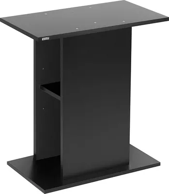 Produktbild von Aquarium Unterschrank - speziell für Starter Line 54/80 L Aquarien entwickelter Aquarium Tisch für sicheren Stand, Farbe: Schwarz