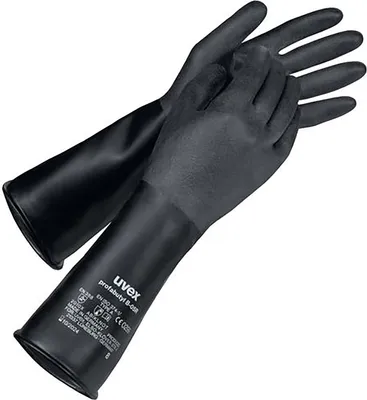 Zdjęcie produktu dla Rękawice ochronne uvex profabutyl B-05R, czarne, rozmiar 9