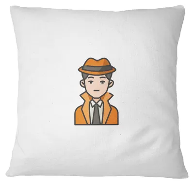 Kissenhülle 45x45 cm, Weiß, Polyester, für Sofa
