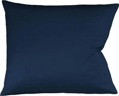Produktbild von Fleuresse Interlock-Jersey-Kissenbezug uni colours dunkelblau 6061