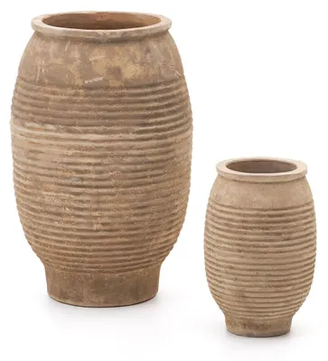 Produktbild von 2er Set Blumentöpfe Llonga 54 x 87 x 54 cm Terrakotta
