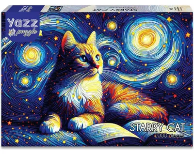 Produktbild von YAZZ Puzzle Sternkatze 1000 dlc