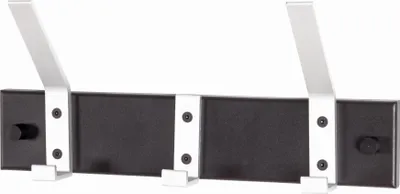 Produktbild von Haku Garderobenleiste, schwarz-Aluminium - Maße: 30 cm x 8 cm x 14 cm; 19591