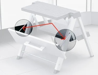 Image de Hailo étrier de fixation, chromé