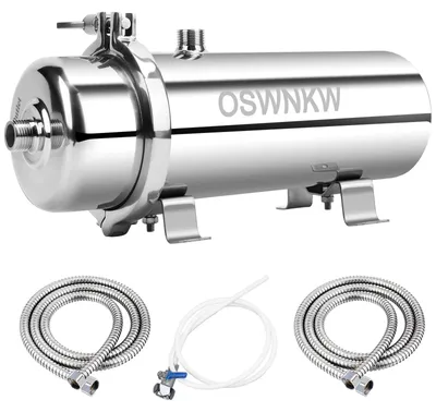 Produktbild von Zentraler Hauswasserfilter - CL1000L Wasseraufbereiter - 0,01 µm PVDF Vorfilter - 1000L Kapazität - 8 L/min - Edelstahl 304 - selbstreinigend 5 Jahre