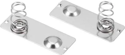 Produktbild von Batterie-Set für Umrechnung von AA-Batterien von negativ zu positiv - Federkontakt - Nickelplatine - 29 mm x 11 mm
