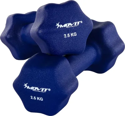 Obrázok produktu pre Set 2 činiek s neoprénovým povrchom 2,5 kg MOVIT