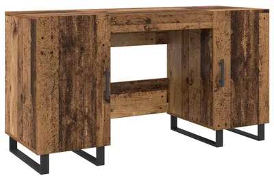 Obrázek produktu pro vidaXL Psací stůl s policí z regenerovaného dřeva 140 x 50 x 75 cm materiál na bázi dřeva