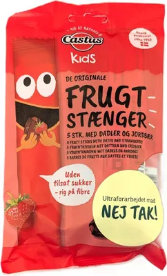 Produktbild von Castus Frugtstang Jordbær 5x20g