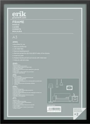 Obrázek produktu pro Rám a3 42 x 29,7 cm mdf černý
