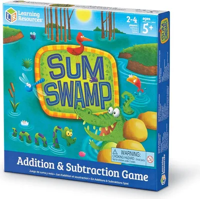 Zdjęcie produktu dla Learning Resources Sum Swamp, Gra planszowa, Edukacyjny, 5 lat(a)