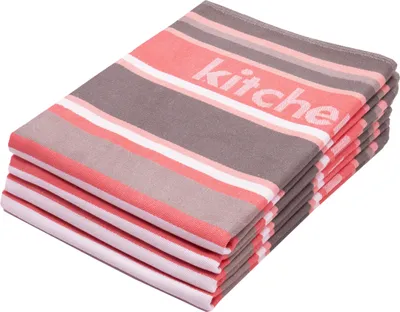 Produktbild von Geschirrtücher, Küchenhelfer, 50x70 cm, 100% Baumwolle, 4er Set, rot