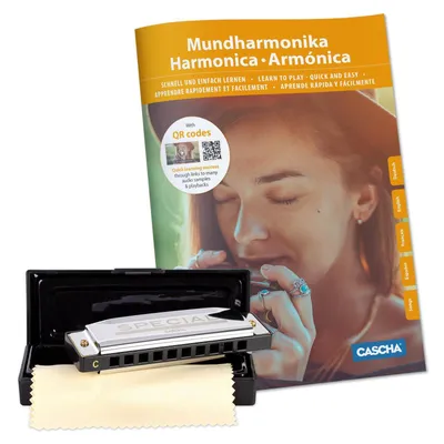 Obrázek produktu pro CASCHA HH 1620, Diatonická harmonika, Nerezová ocel, Měď