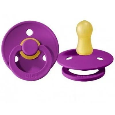 Obrázek produktu pro Kaučukový dudlík BIBS ORCHIDE, 0-6 m, fialový
