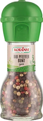 Produktbild von Kotanyi  Gewürzmischung Pfeffer bunt in einer Pfeffermühle 43g