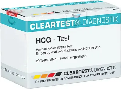 Produktbild von Těhotenský test Cleartest testovací proužky 20 ks