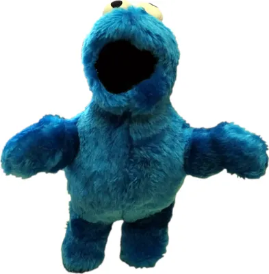 Produktbild von Sesamstraße Plüschfiguren (25cm) Kuscheltier Stofftier Plüschtier Krümelmonster