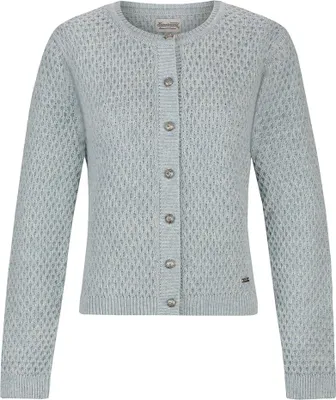 Produktbild von Trachtenstrickjacke Juliette rauchblau 40