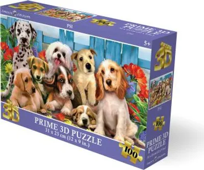 Produktbild von PRIME 3D Puzzle Hunde 3D 48 dks