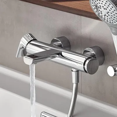 Immagine prodotto di V&B LIBERTY miscelatore monocomando a parete per vasca, 307x95x208 mm cromo TVT10700100061