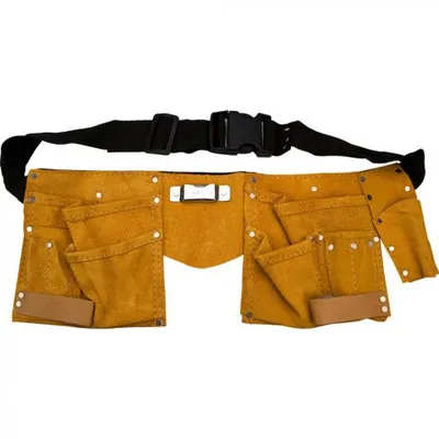 Produktbild von TOP TOOLS Monteurgürtel, 10 Taschen, 2 Halter für Hammer, echtes Leder